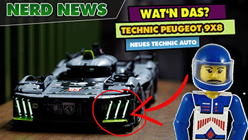 Sind das LEDs?! LEGO TECHNIC 42156 Peugeot 9X8 24h LeMans Hybrid Hypercar vorgestellt!