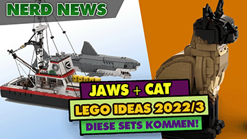 Der Weiße Hai + Katze! LEGO® IDEAS 3. Review Phase 2022: Gewinner bekannt gegeben