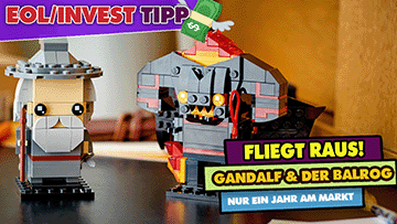 Profitable Playtime: Top LEGO Investment: EOL-Set des Monats Juli 2023: 40631: Gandalf und der Balrog