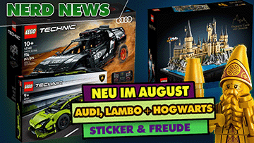 Audi, Lambo und Hogwarts: TECHNIC Neuheiten  Harry Potter Microbuild im August (42160 42161 76419)