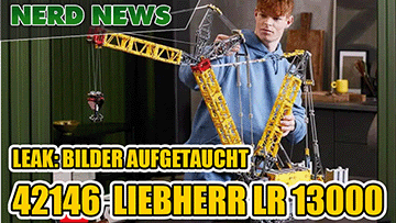 LEAK: Erste Bilder des Liebherr LR 13000 Raupenkran von LEGO TECHNIC 42146 in der Analyse