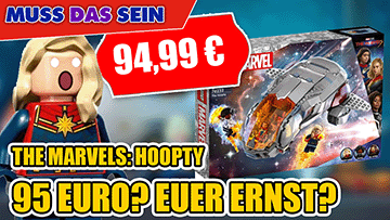 Euer Ernst, LEGO?! 95 Euro für 450 Teile? The Marvels Hoopty Raumschiff LEGO 76232