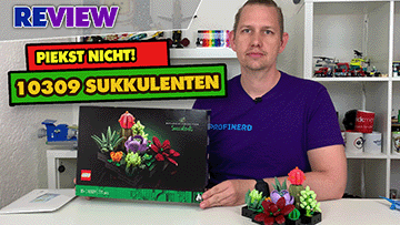 Pieksen nicht und wollen kein Wasser 🌵 Sukkulenten der Botanical Collection von LEGO 10309