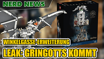 Winkelgasse Erweiterung:  Harry Potter Gringotts Bank mit Drache und Keller! LEGO 76417