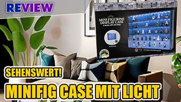 Sehenswert: Minifiguren Vitrine mit 5 Ebenen und LED Licht von Smyth Toys