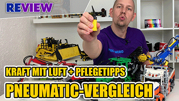 LEGO TECHNIC PNEUMATIC: Set Vergleich, Technik: Vergangenheit und heute + Pflegetipps