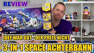 Unnötig teuer? Aber es eine Achterbahn! LEGO Creator 31142 Weltraum-Achterbahn Review