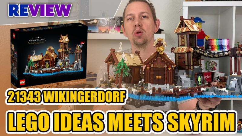 Fanliebling, Bärte, Prints aber kein Drache: LEGO Wikingerdorf IDEAS 21343 Review mit Skyrim Mod :D