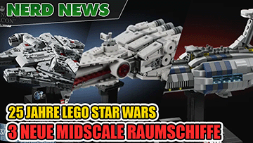 Drei neue LEGO® Star Wars Midscale-Raumschiffe! Falke, Tantive, Invisible Hand! 75375 75376 75377