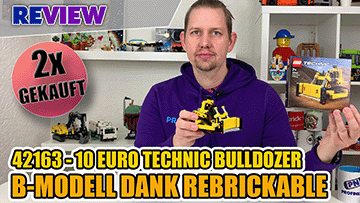 Top oder Flop? Das einzige 10 Euro Technic Set 2032: Der LEGO® Technic 42163 Bulldozer