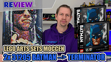 Batman wird zum Terminator: Spaß mit LEGO Arts! Batman Mosaik LEGO® 31205 MOC Vorstellung