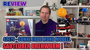 Teurer IDEAS Klau: Sonne Erde Mond Modell + Motor Einbau: LEGO® TECHNIC 42179 Review