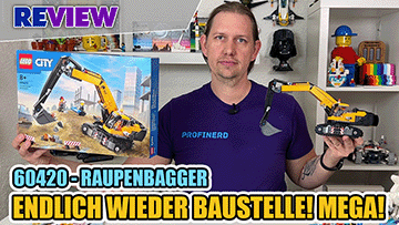 Bagger viel zu teuer! Aber City ist wieder Top! LEGO® Raupenbagger 60420 Review