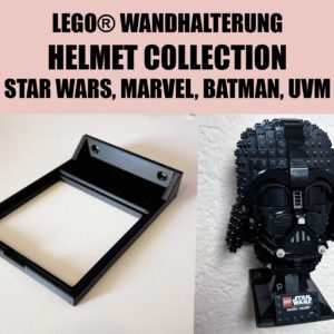 Wandhalterung für LEGO Helmet Collection Sets (Auch Handschuhe!)