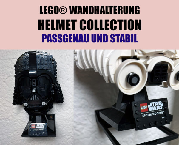Wandhalterung für LEGO Helmet Collection Sets (Auch Handschuhe!) – Bild 2