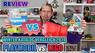 Playmobil vs LEGO: Weihnachtskatalog-Vergleich 2024