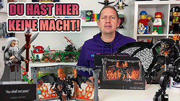 Du hast hier keine Macht! LEGO 10367 Herr der Ringe Gandalf vs Balrog Book Nook / Buchstütze im Review