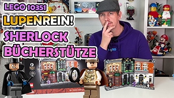 Lupenrein: Sherlock Holmes Buchstütze / Book Nook 10351 Review