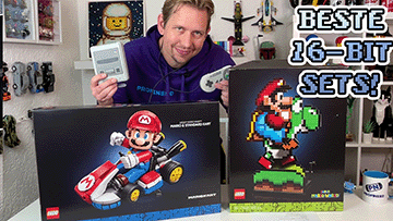 Bestes 16-Bit Erlebnis aus LEGO: Mario Kart und Mario & Yoshi (72037 + 71438) Review