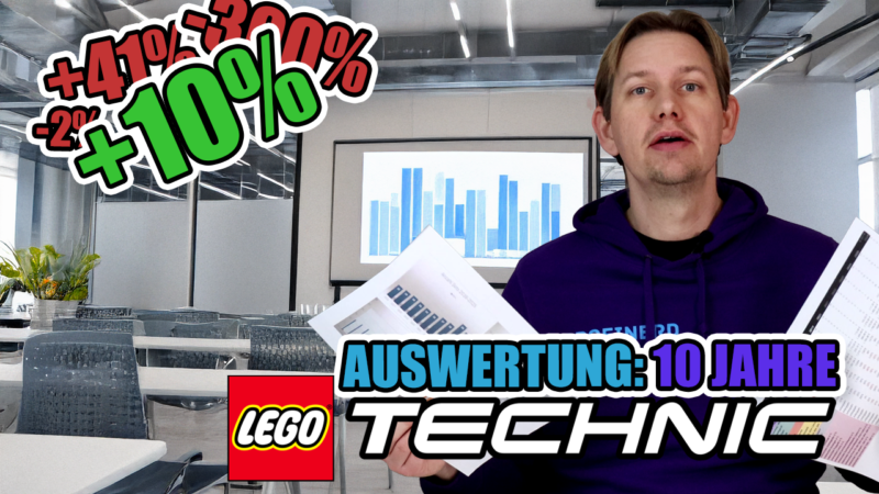 Es wird immer schlechter! Die große LEGO TECHNIC Auswertung der letzten 10 Jahre
